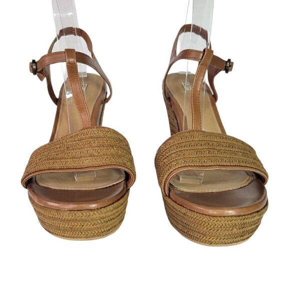 UGG Australia Espadrille Fitche Wedge Sandals (Size 11) - Picture 4 of 12